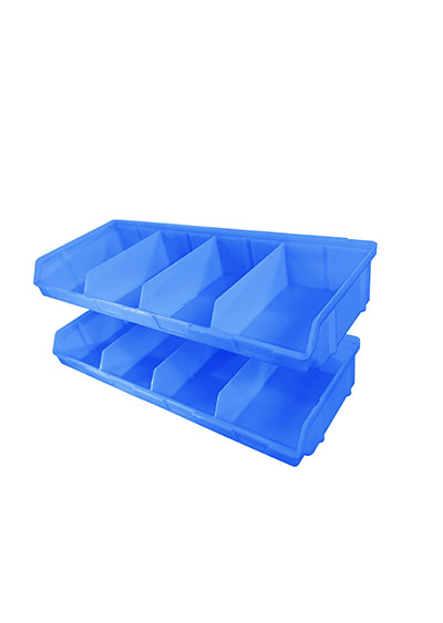 STORAGE BOX 4 SLOTS BLUE 